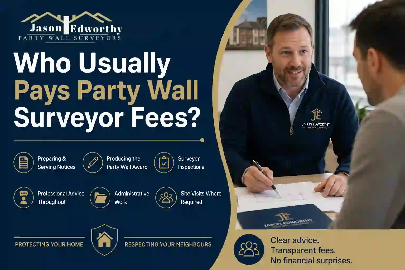 Who Usually Pays Party Wall Surveyor Fees West Sussex?